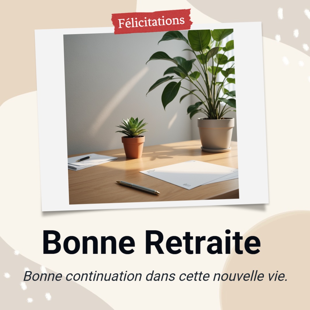 Message départ retraite simple