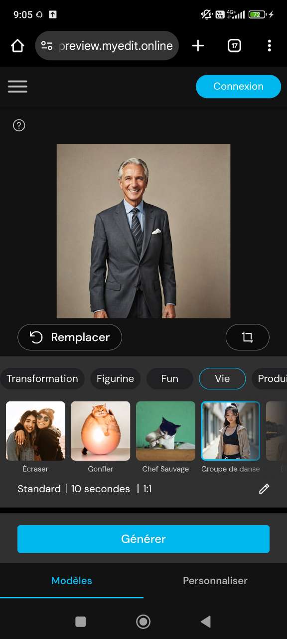 Créer uu une carte virtuelle animée depuis une image en ligne