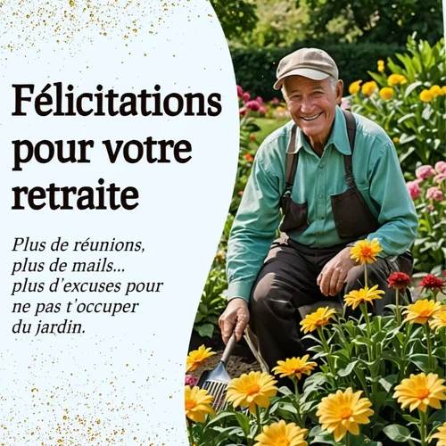 Texte départ retraite humour