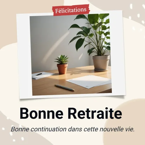 Message départ retraite simple