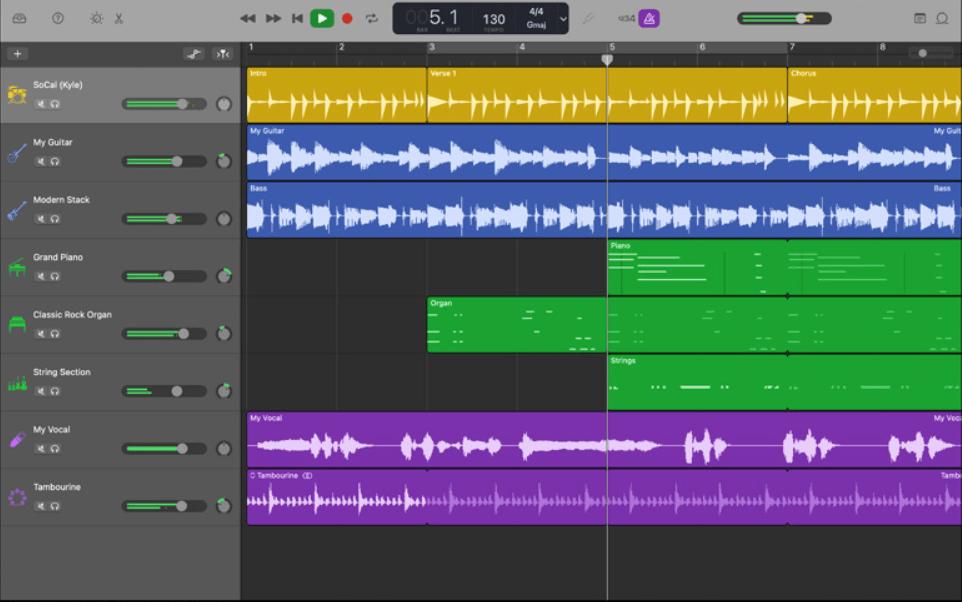 GarageBand-Interface