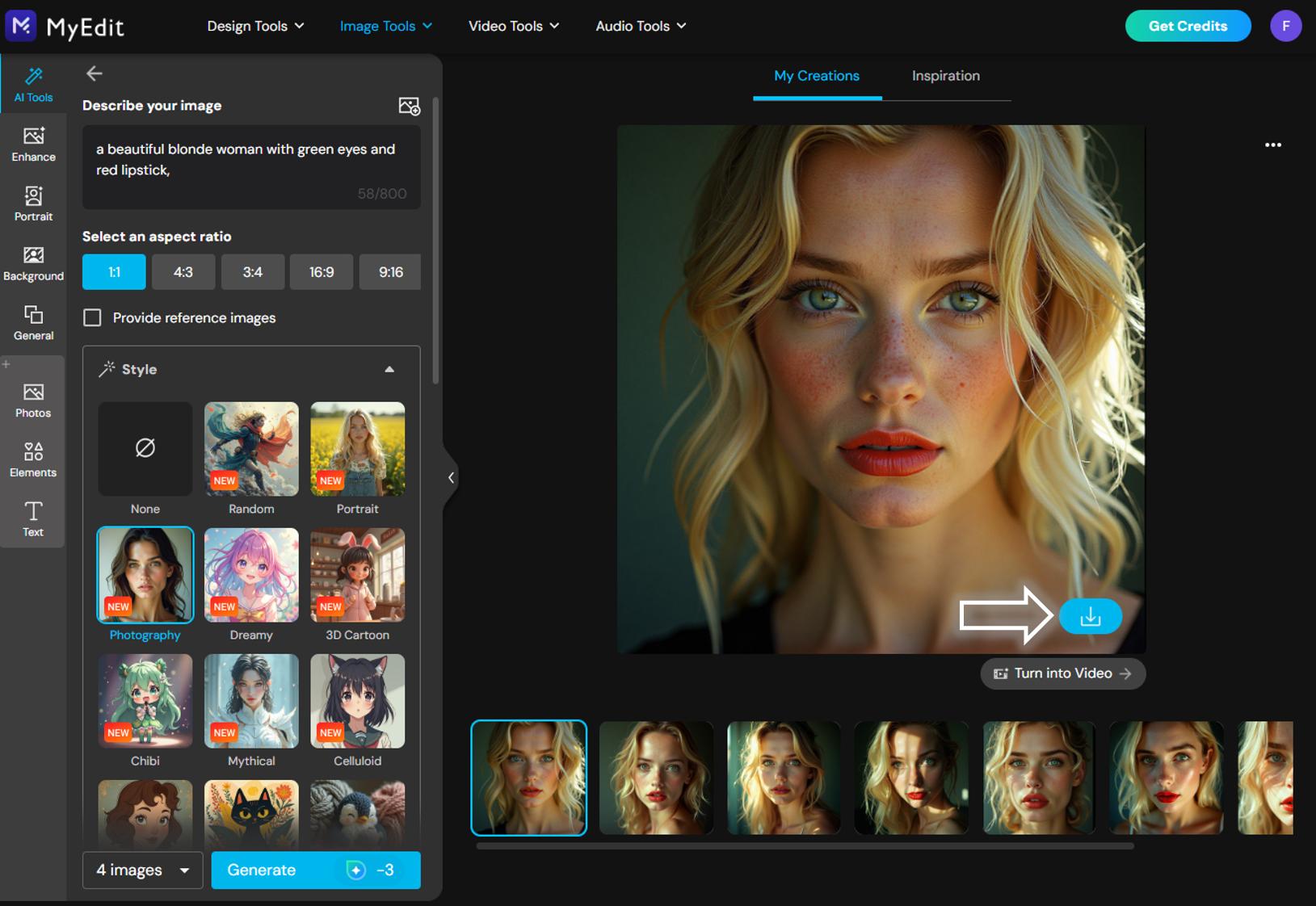 Tutorial - Generate AI Face - Step 3