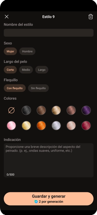 Interfaz de la app de PhotoDirector