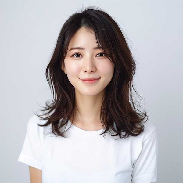 PhotoDirector　AIヘアスタイル　カスタム　元画像