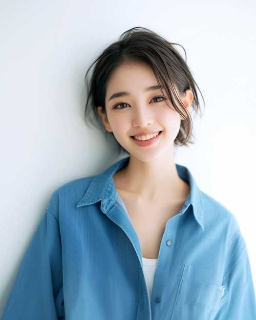 PhotoDirector　AIヘアスタイル　カスタム　元画像