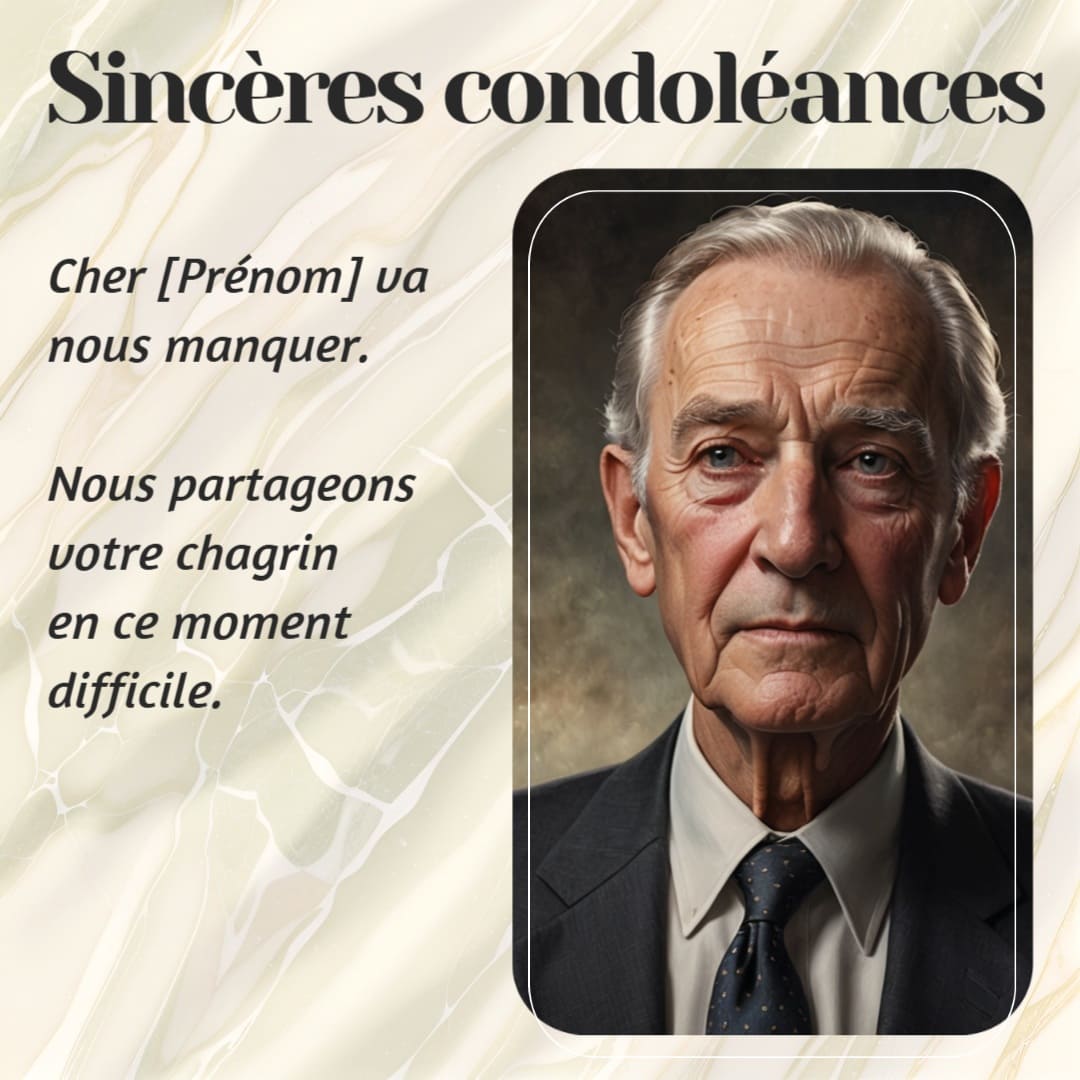 messages de condoléances