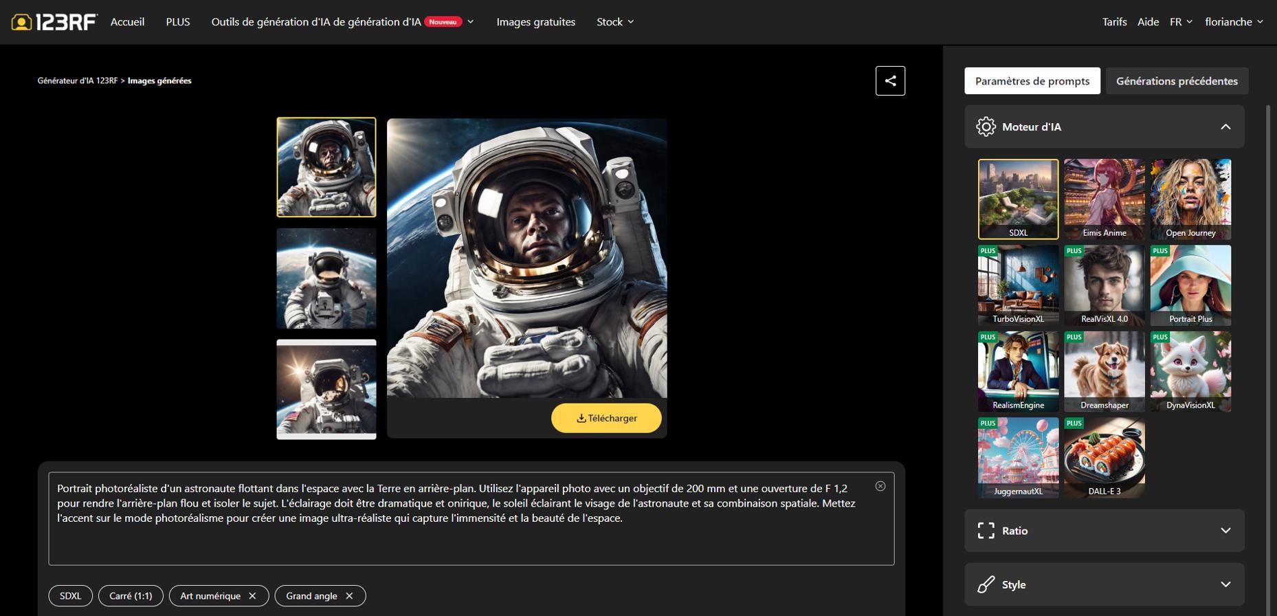 123RF - 8위 AI 이미지 생성기