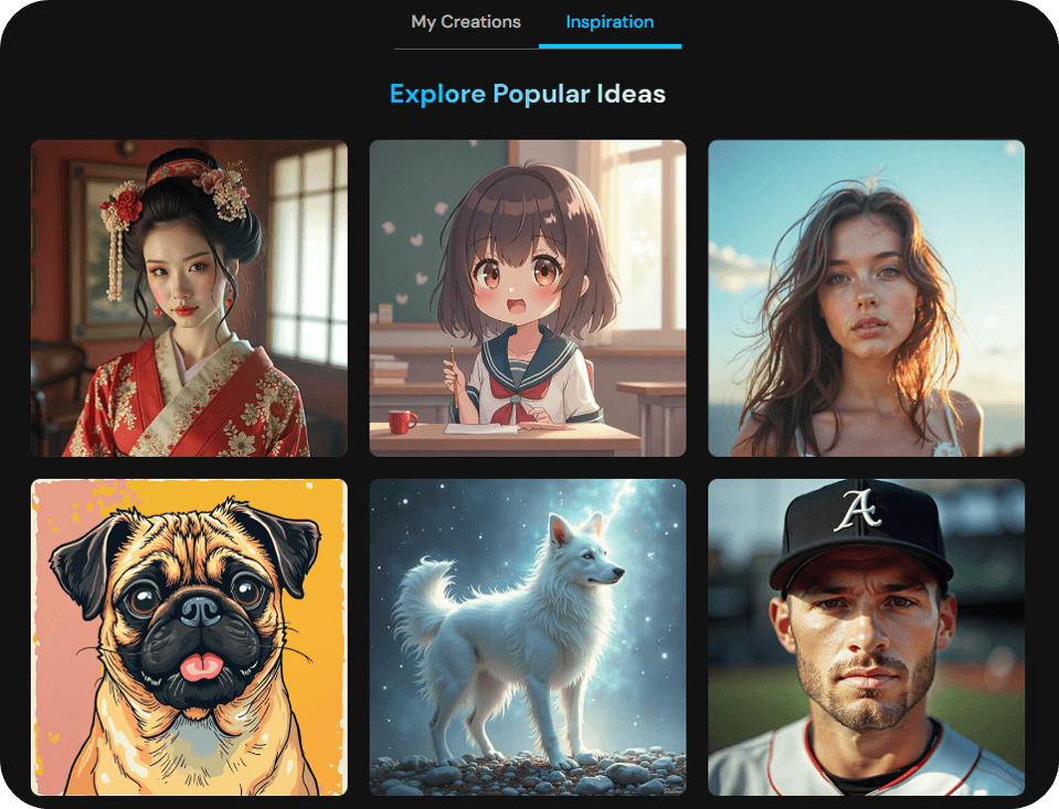 마이에딧 - 추천 AI 이미지 제작기