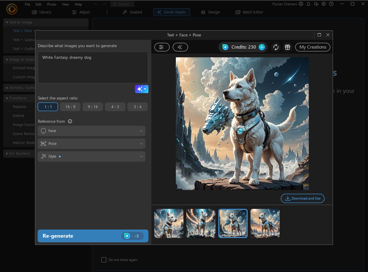 포토디렉터 - 2위 AI 이미지 생성기