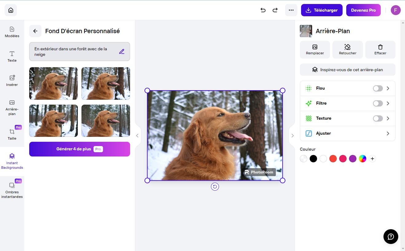 PhotoRoom - 9위 AI 이미지 생성기