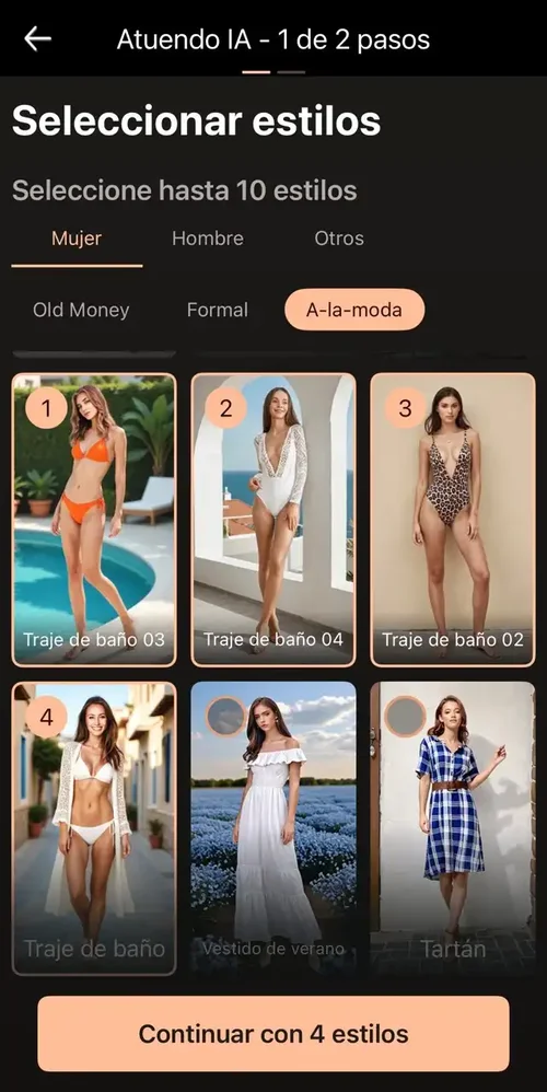 bikini con IA