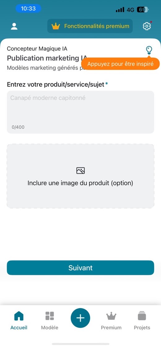 Créer une image de motivation - Etape 1