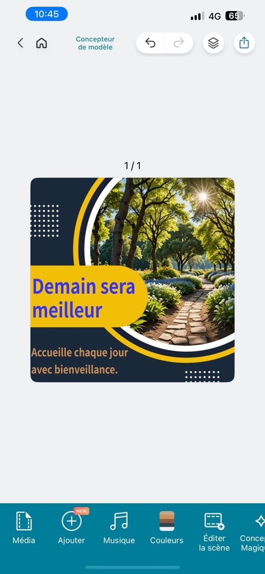 Créer une image de motivation - Etape 4