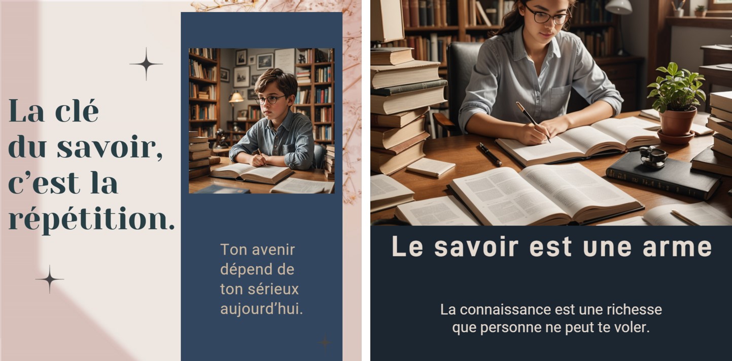 Créer une image de motivation