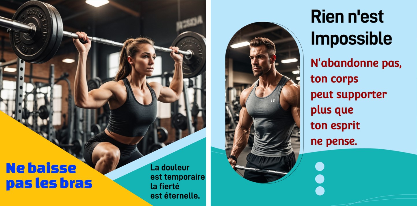 Créer une image de motivation