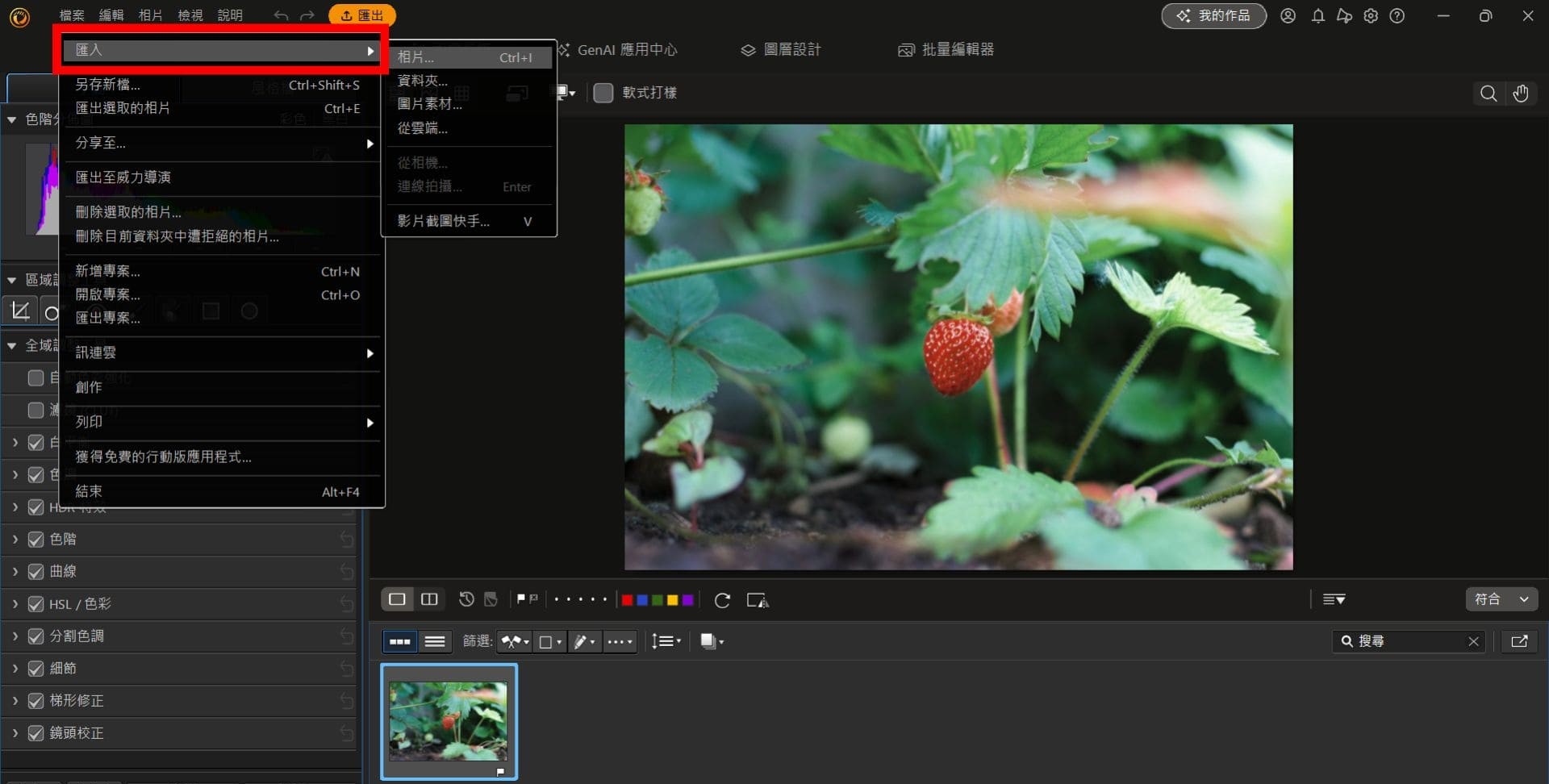 白平衡校正工具：相片大師