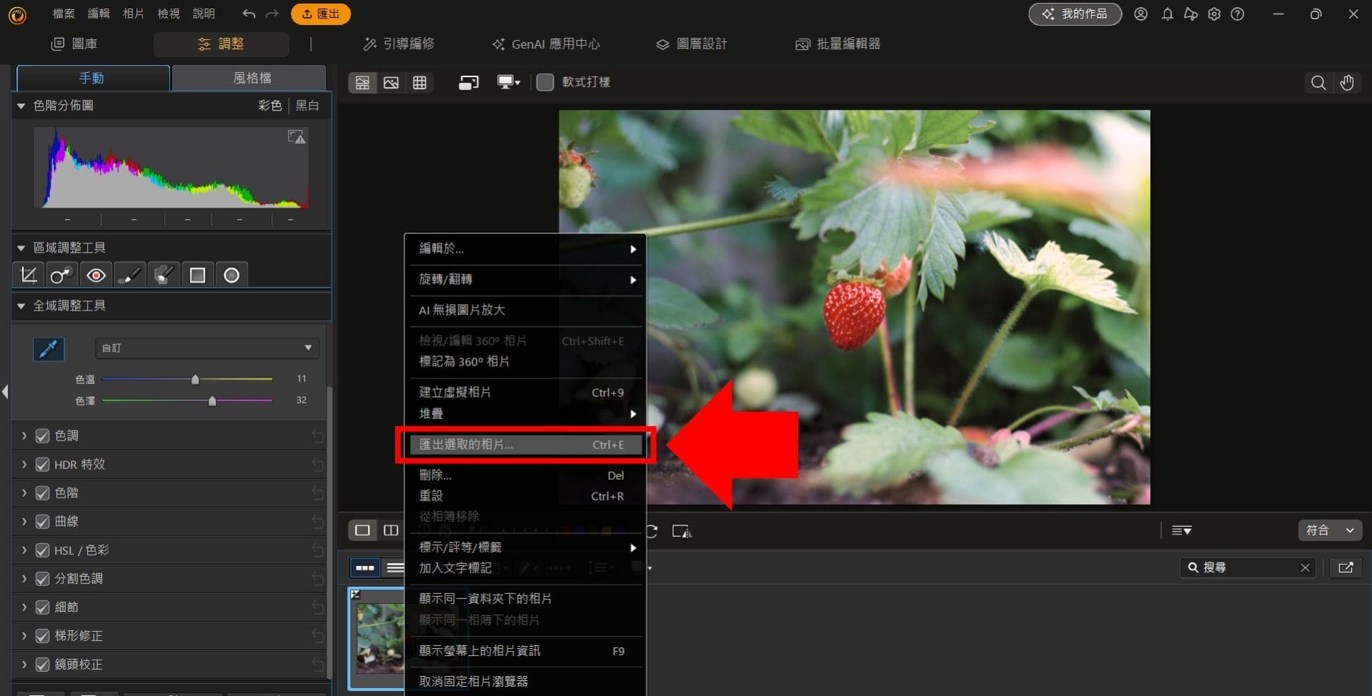 白平衡校正工具：相片大師