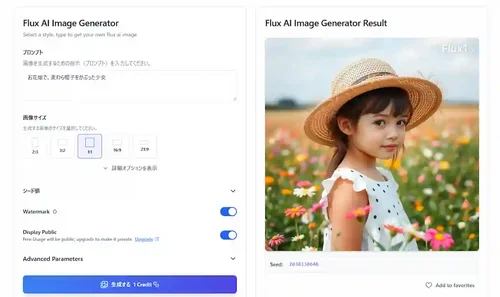 FLUX.1 操作画面 2