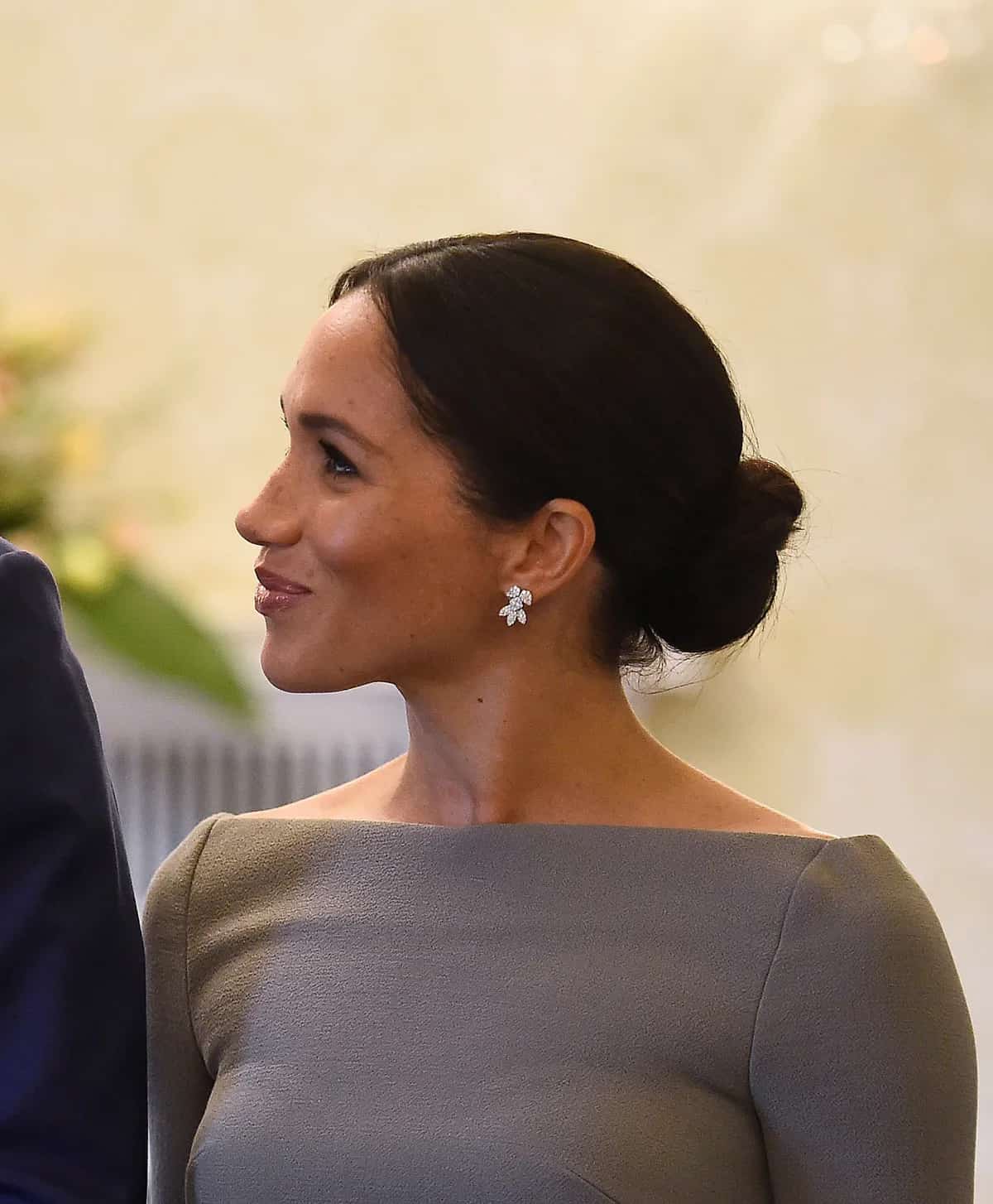 Foto de Moño bajo con acabado pulido