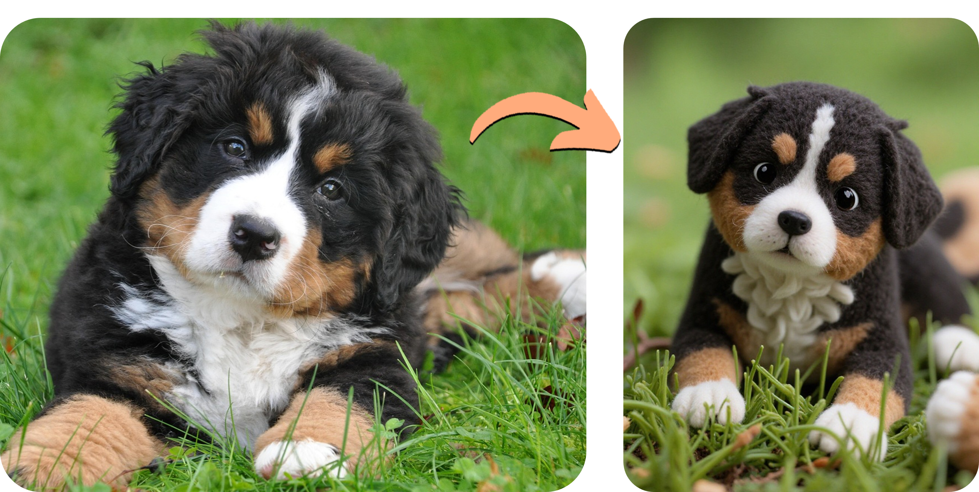 Cartoonize Dog into Plush Doll Style with PhotoDirector