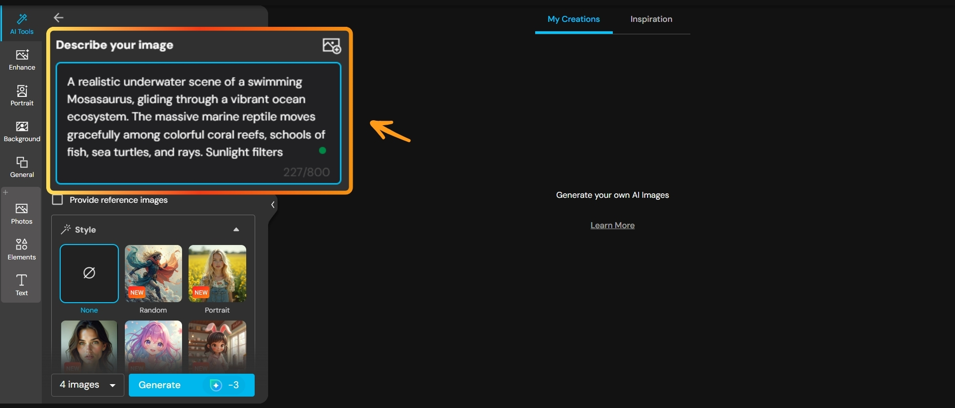 How to Generate AI Dinosaur for the Jurassic World