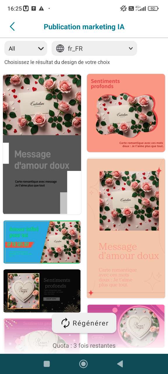 Créer une carte d’amour romantique facilement