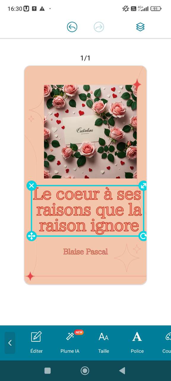Personnaliser une carte d’amour facilement