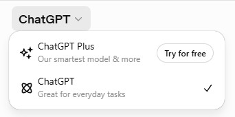 Selector de modelos de ChatGPT mostrando GPT-5.5 Instant como opción predeterminada