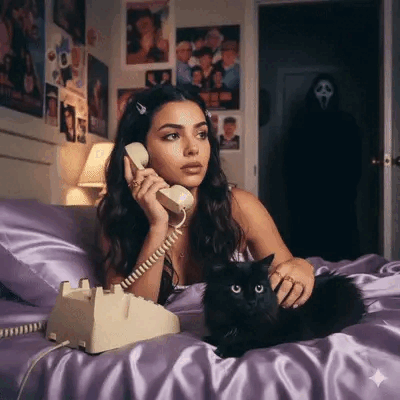 Animiertes KI-Video mit Ghostface, erstellt mit MyEdit