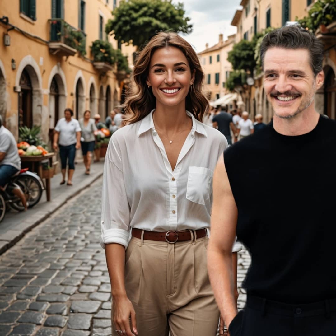 filtro de pareja caída del cielo en la app de PhotoDirector