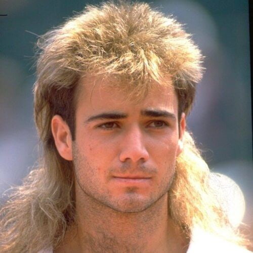 Foto de Mullet o corte de los dos mundo