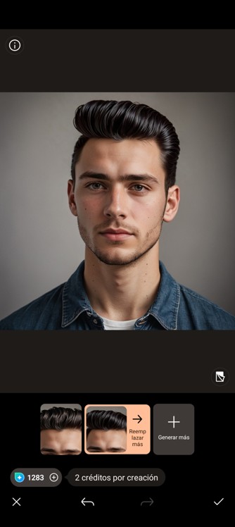 Resultado de la app de PhotoDirector