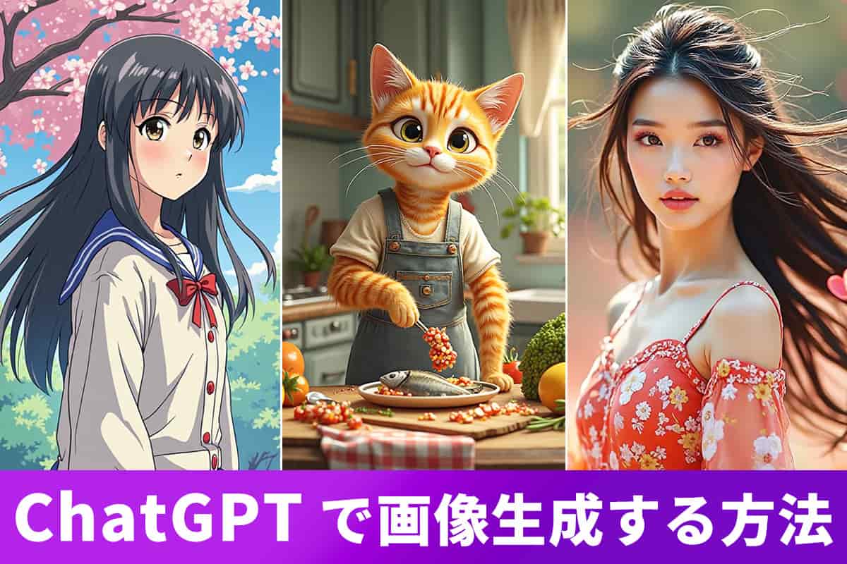 【初心者向け】ChatGPT で画像生成もできる?おすすめ画像・動画生成ツールもご紹介!【2025年最新版】