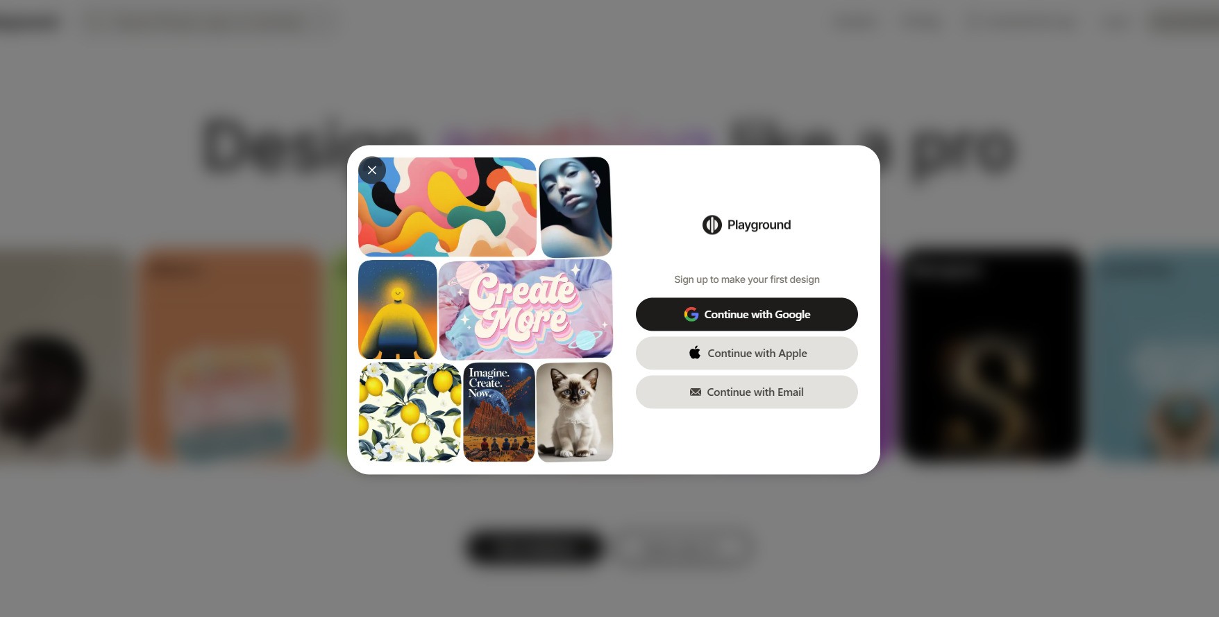 Playground AI AI 圖片生成製作