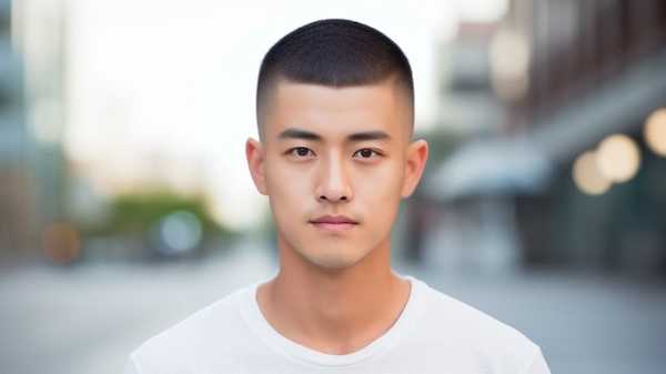 PhotoDirector AIヘアスタイル　坊主 完成画像1