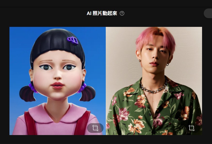 AI照片轉影片範例