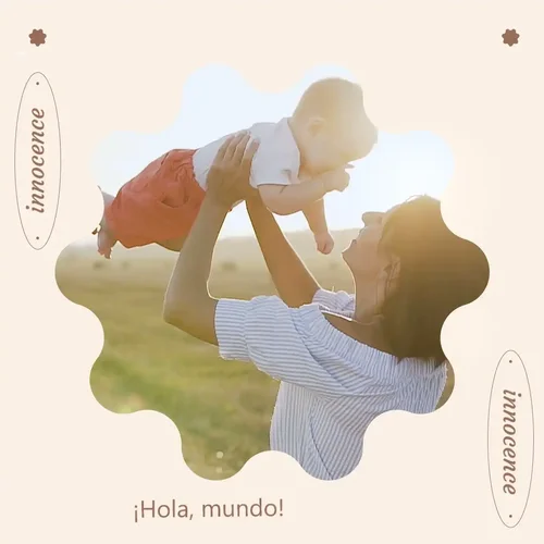 tarjetas para recibir y dar la bienvenida a un bebé recién nacido