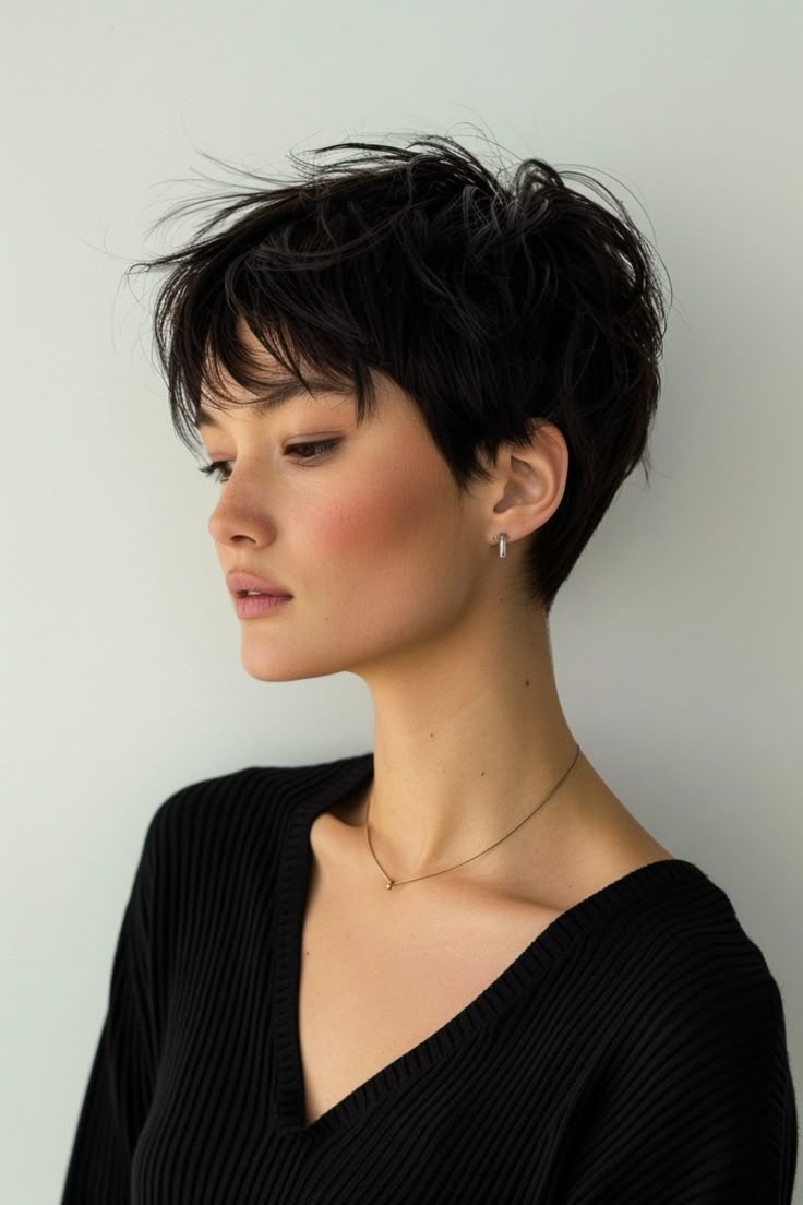 La pixie cut texturée