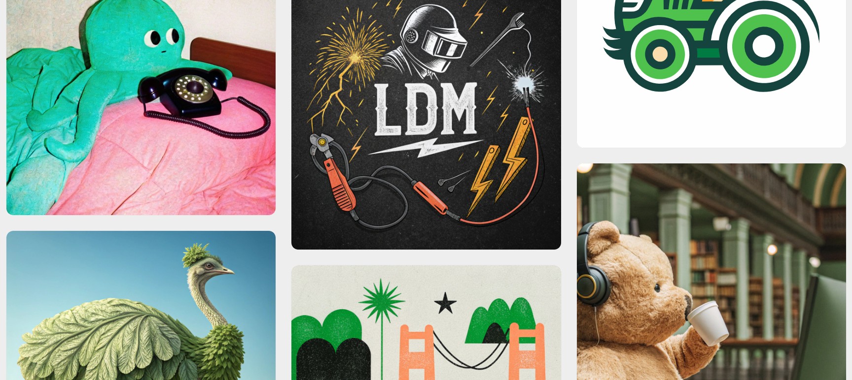 Recraft 豐富的公開作品