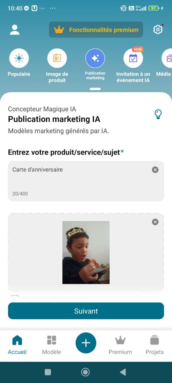 Créer une carte d’anniversaire classique personnalisée