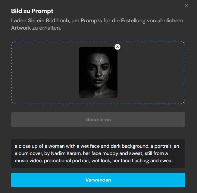 Mit Bild zu Prompt Prompt-Ideen aus Bildern erstellen