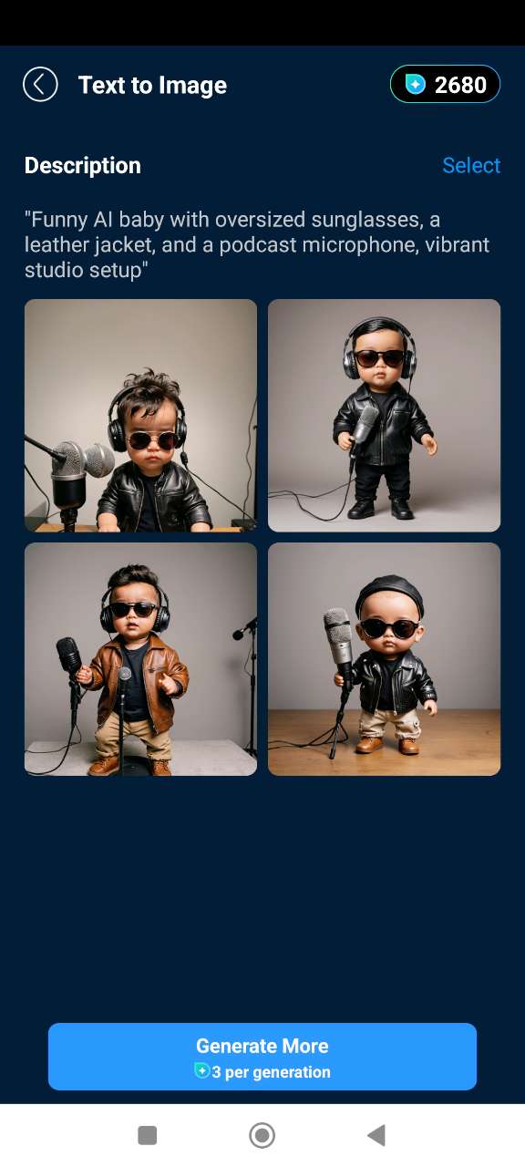 Generate Baby AI Avatar in PowerDirector App