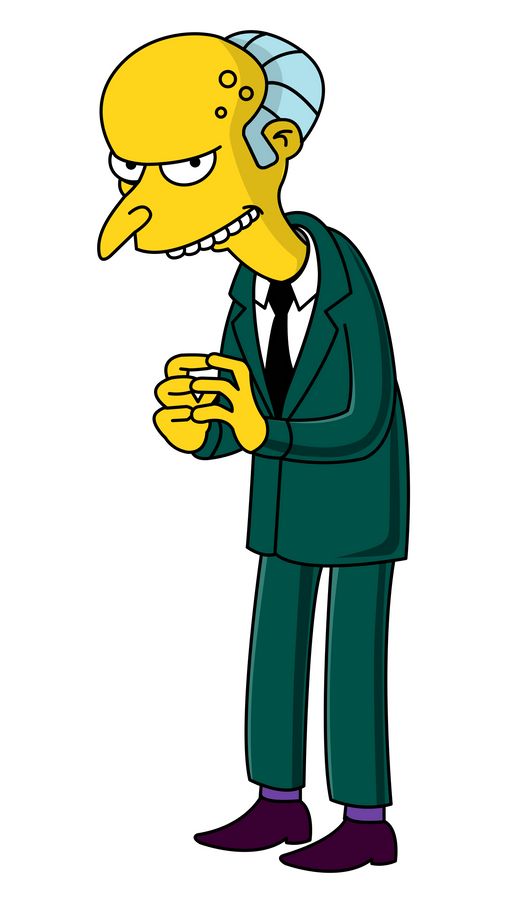 Popular Simpsons Character - Mr. Burns