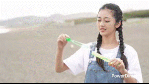 モバイル版 PowerDirector で作成した単純に繰り返すだけのループ動画例