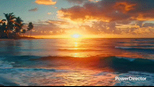 モバイル版 PowerDirector で作成したトランジションを使ったスムーズなループの動画例