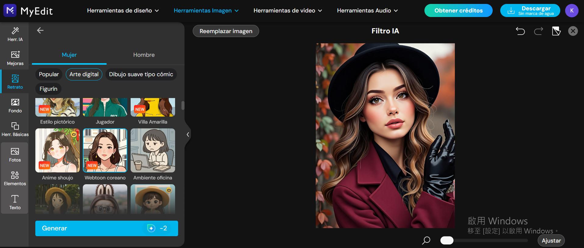 Crea tu propia guerrera K-pop