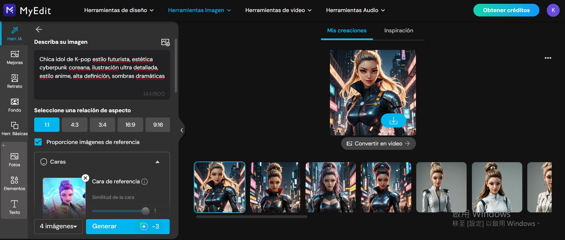 Crea tu propia guerrera K-pop