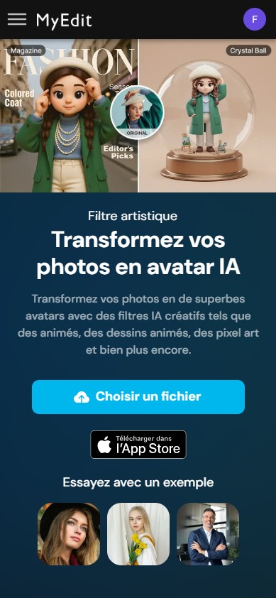 MyEdit - Créer un portrait Simpsons IA- Etape 2