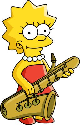 Personnage populaire des simpsons - Lisa