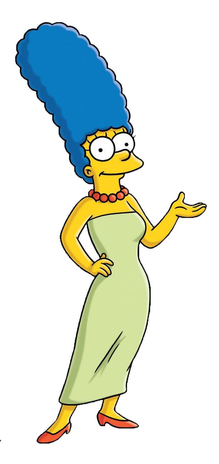 Personnage populaire des simpsons - Marge
